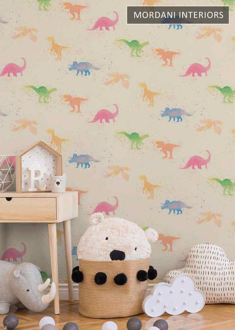 GIRAFFE  LITTLE LOVE KIDS  WALLPAPER DESIGN